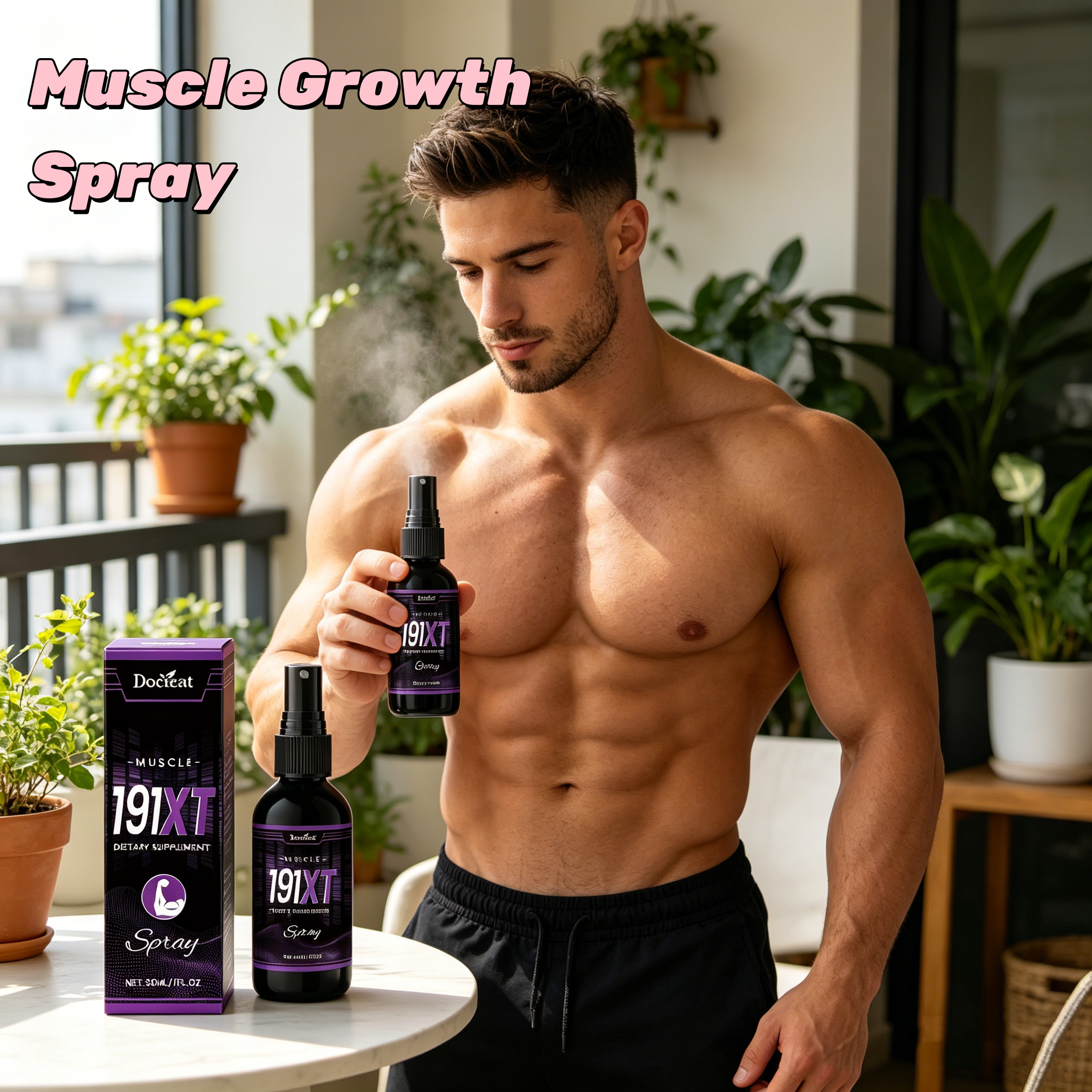 Nutrition Fitness Supplements - Muscle Growth Spray Enhance Physical Strength