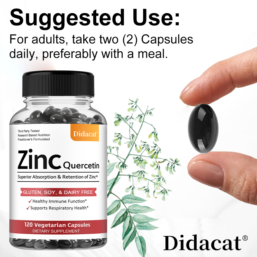 Quercetin & Zinc Vegetarian Ca - Nutrition Zinc recensione e prezzo