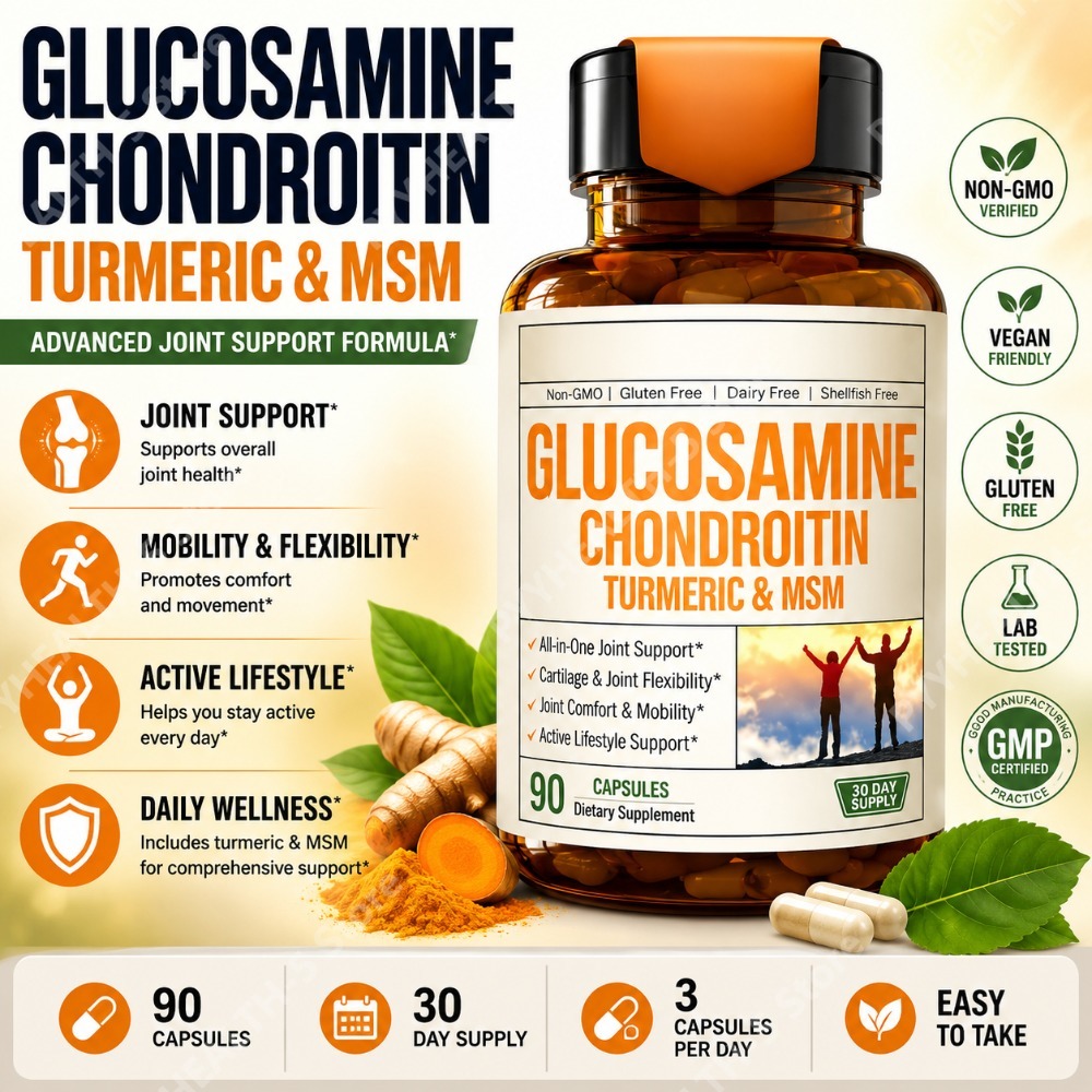 Glucosamine Chondroitin MSM Ca - Glucosamine Chondroitin Joint recensione e prezzo