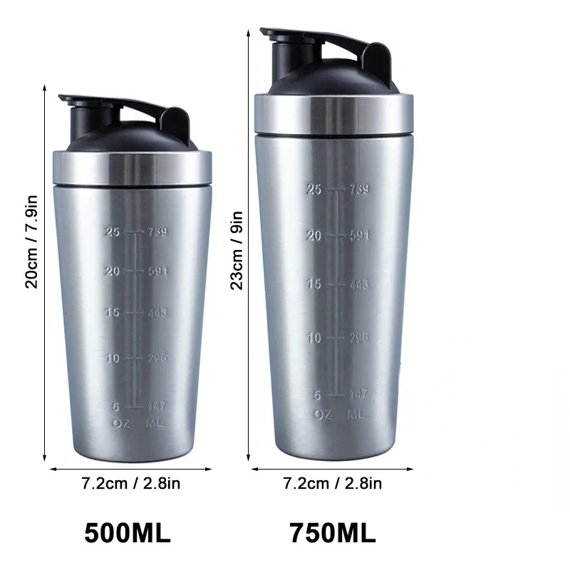 Stainless Steel Protein Shaker - Nutrition And Fitness recensione e prezzo