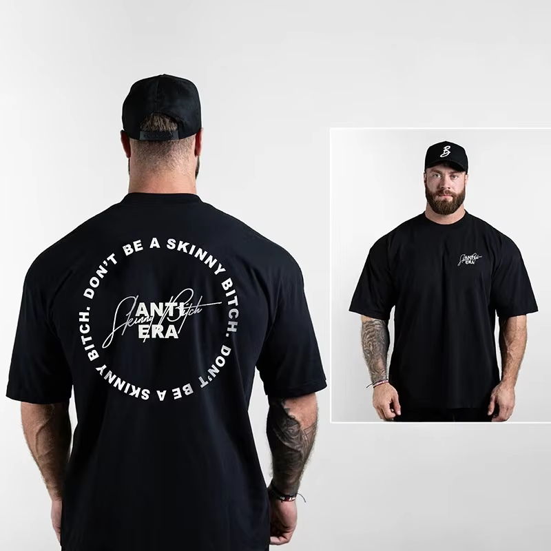 Men's Neutral Tone Gym T-Shirt - Nutrition And Fitness recensione e prezzo
