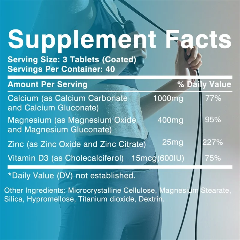 Calcium Magnesium Zinc Vitamin - Nutrition Zinc recensione e prezzo