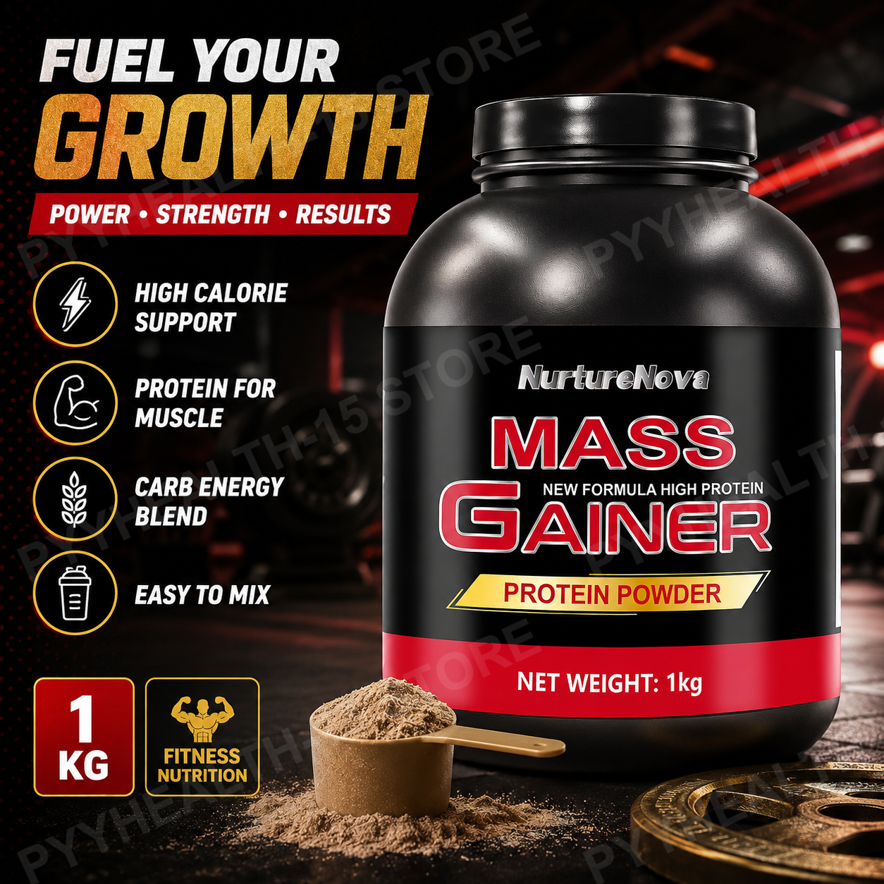 Mass Gainer Protein Powder 1kg - Nutrition And Fitness recensione e prezzo